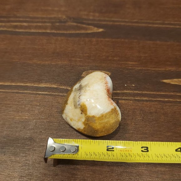 🔥 Sale 🔥 Red Banded Calcite Puffer Heart - Final Price - Picture 12 of 14